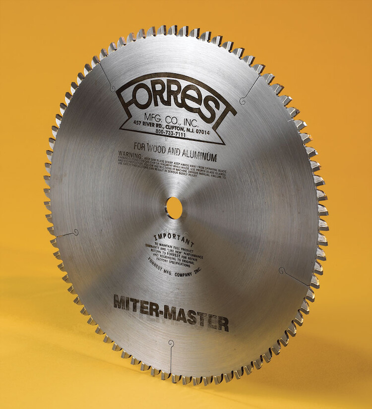 MITER MASTER Saw Blade - #2 Grind - 6-8 Week Lead Time