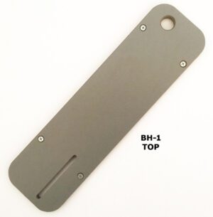 #BH-1 Leecraft Zero-Clearance Table Saw Insert 13-9/16"L x 3-3/4"W x7/16"T with riving knife slot